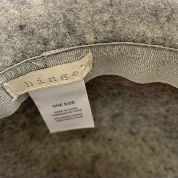 Halogen Wide Brim Wool Floppy Hat Gray - Picture 9 of 10